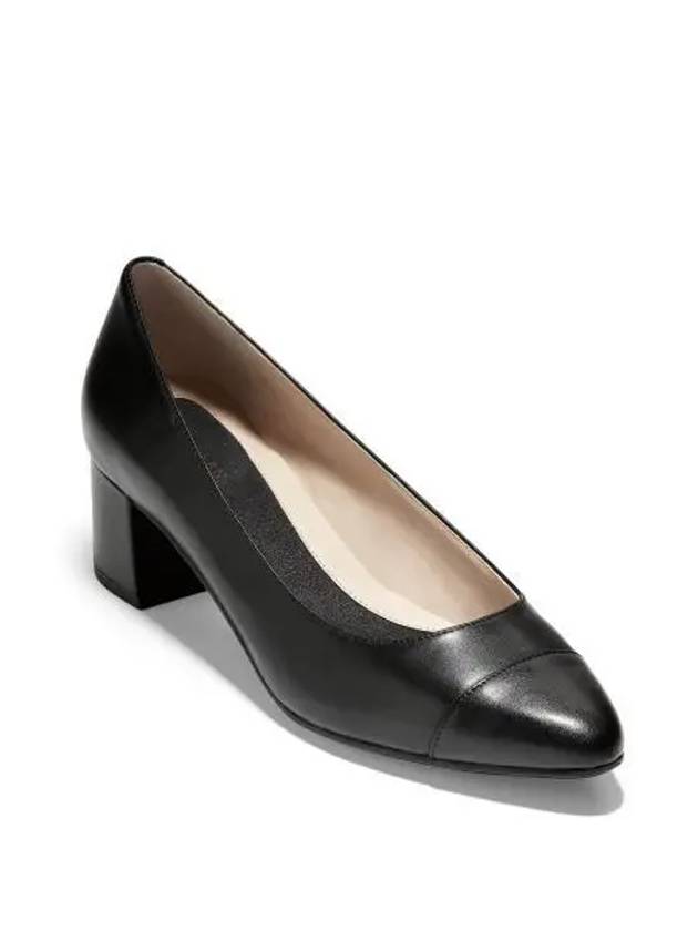 우먼 콜한 더 고 투 워터프루프 블록 힐 펌프 와이드 Width Available 블랙 Leat 8569380