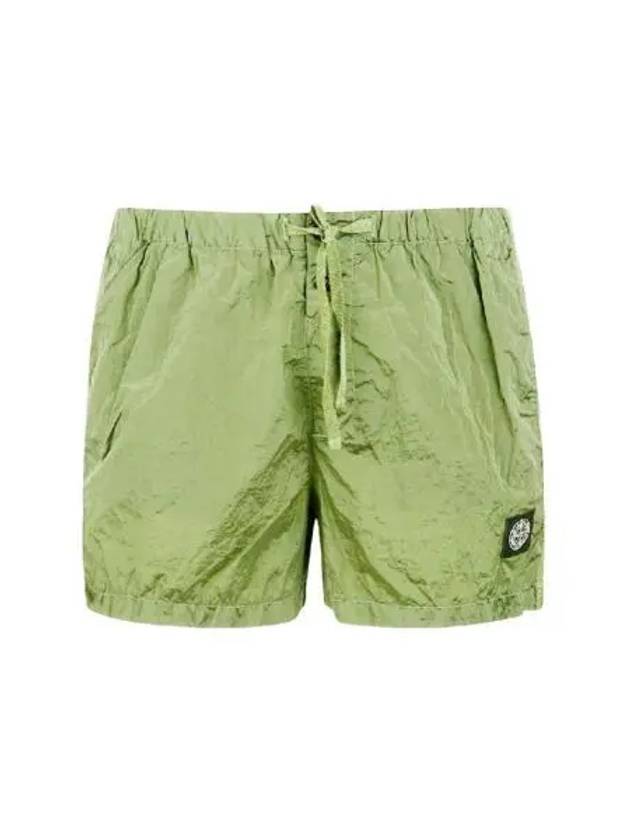 스톤 아일랜드 B0643 나일론 메탈 스위밍 트렁크 라이트 그린 23SS Stone Island B0643 Nylon Metal Swimming Trunk Light Green 23SS