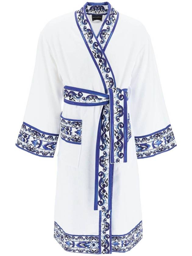 돌체 앤 가바나 블루 MEDITERRANEO BATHROBE 돌체  GABBANA TCF010 TCAGN UB024 B0230276290