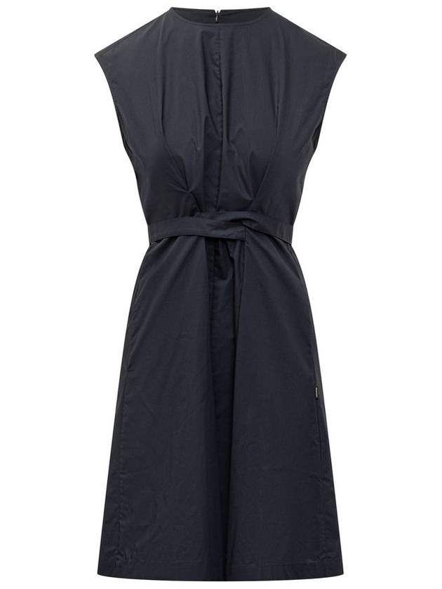 울리치 슬리브리스 팝린 벨티드 드레스