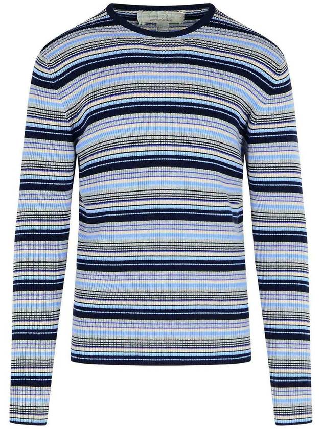 ERL Blue Wool Blend Sweater