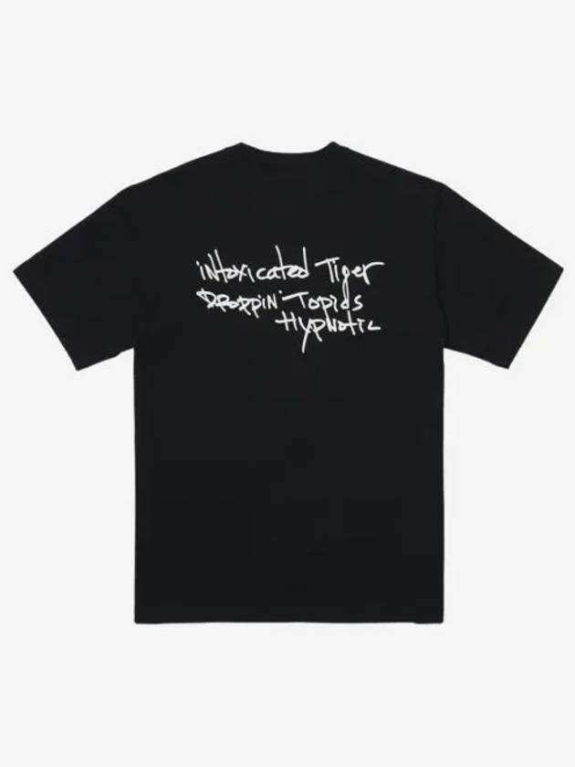뉴에라 x 타이거 JK 핸드라이팅 티셔츠 블랙 New Era x Tiger JK Handwriting T Shirt Black
