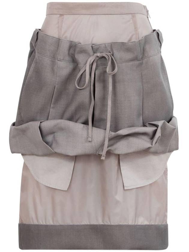 메종마르지엘라 레이어드 모헤어 울 스커트 S51ME0025MTN021