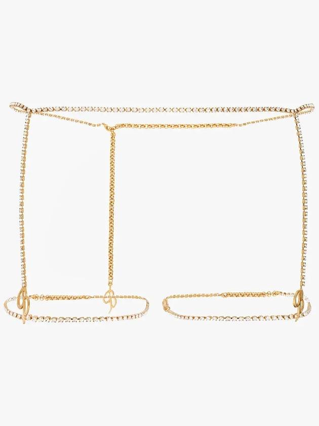 Blumarine B 플라크 장식 벨트 2W139A0_C8369