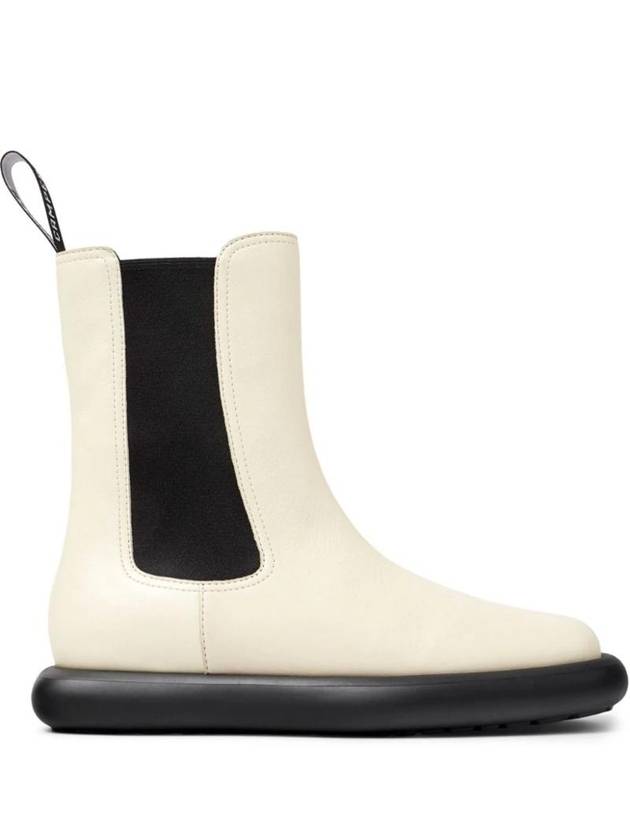 캠퍼 온다 레더 미들 부츠 화이트