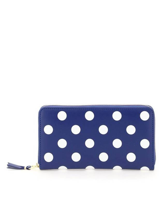 Comme des Garcons 지갑 폴카 도트 지퍼 지갑