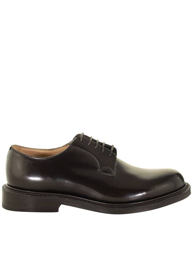 Church's Shannon brown polished leather Derby shoes