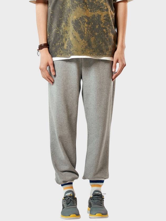 시그니쳐 스웻 조거 팬츠 GRAY