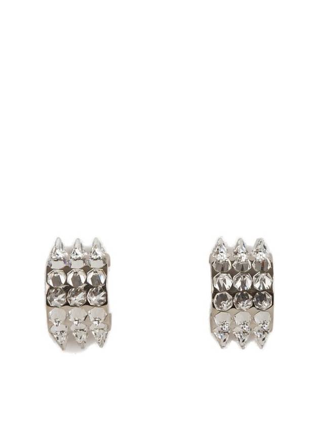 Amina Muaddi 스몰 카르마 장식 후프 이어링