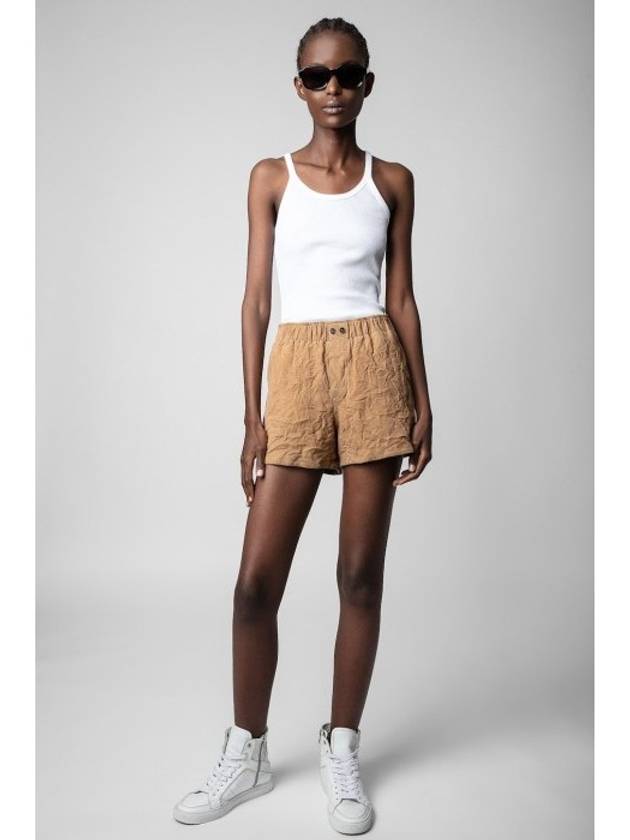 쟈딕앤볼테르 Paxi 크링클 스웨이드 숏팬츠 반바지