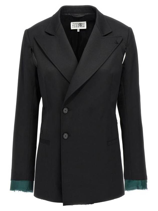 메종마르지엘라 울 블레이저 블랙