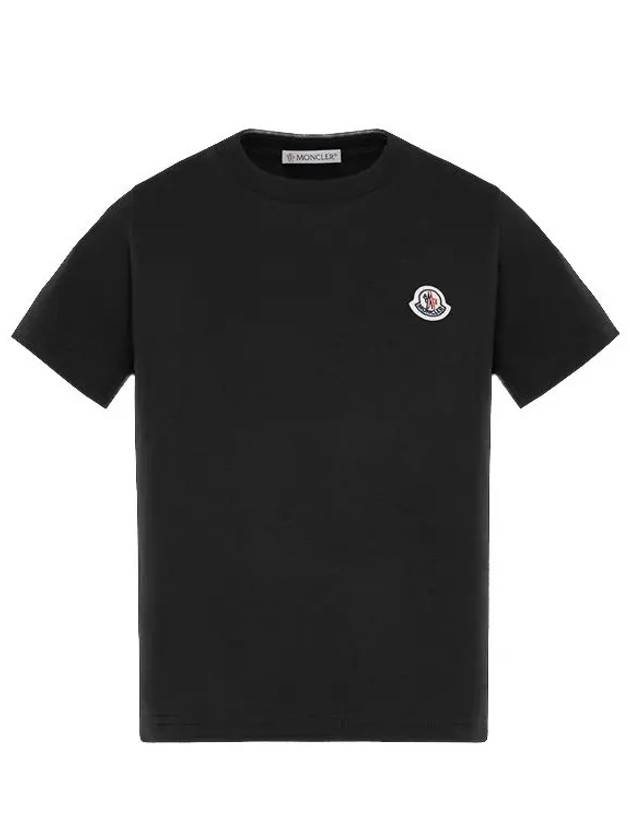 몽클레르 키즈 반팔 티셔츠 블랙 8C00033 83907 999 8Y 10Y