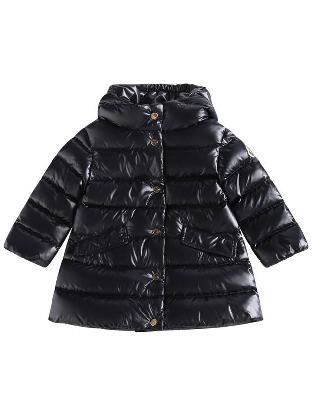 몽클레르 키즈 이비다 후드 다운 패딩 네이비