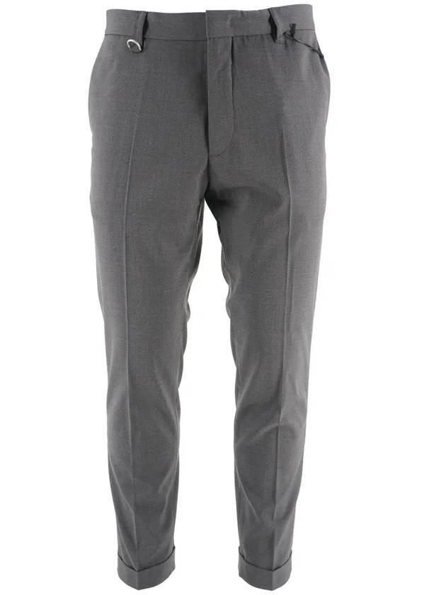 Paolo Pecora 테이퍼드 레그 턴업 헴 팬츠 B0243037_8597