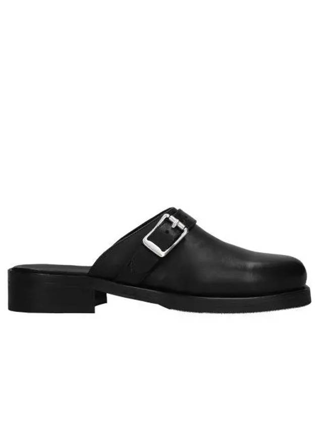 아워레가시 카미온 뮬 블랙 레더 Our Legacy Camion Mule Black Leather