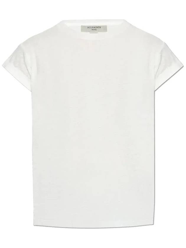 올세인츠 클래식 크루넥 티셔츠 ANNAW238JB_CHALKWHITE