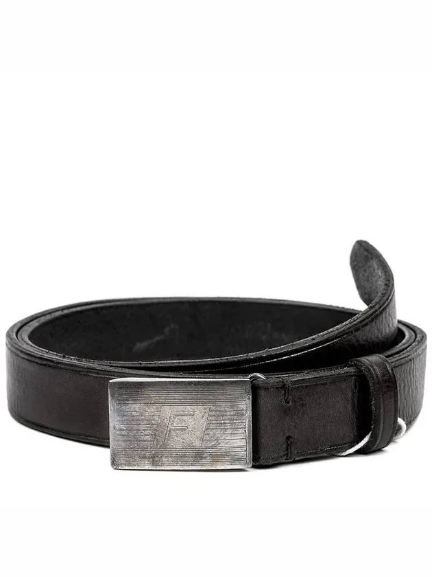 골든구스 앤틱 스퀘어버클 슬림 래더벨트/G32MA800 A1