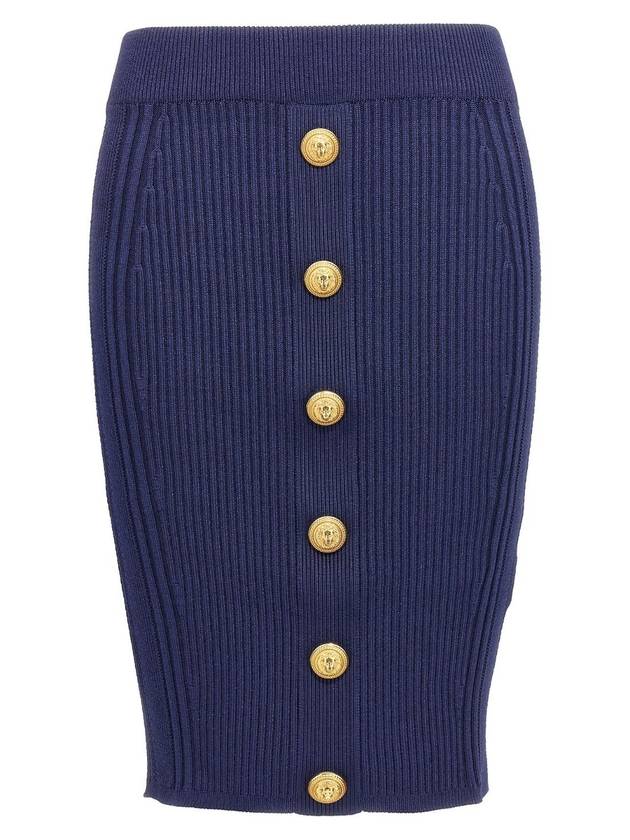 발망 FW 23 24 스커트 in maglia BF1LC200KE186UC