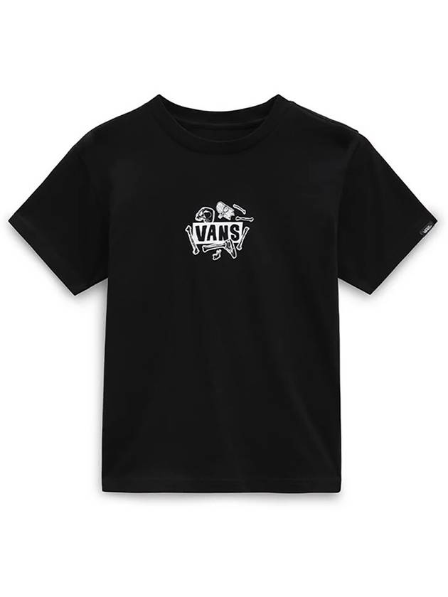 21SS VANS LOGO T SHIRT VN0007ZPKBLK1