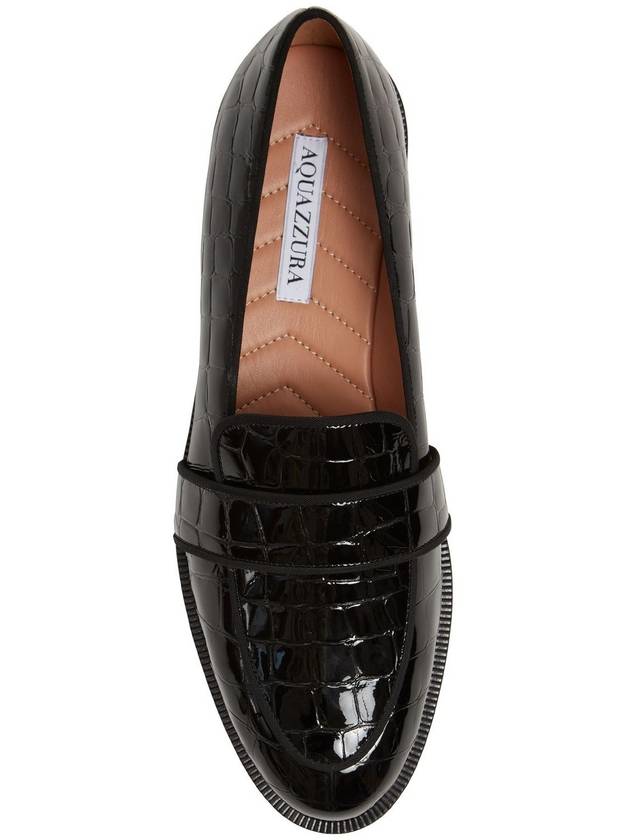 아쿠아주라 마틴 엠보싱 로퍼 Aquazzura Martin Embossed Loafers