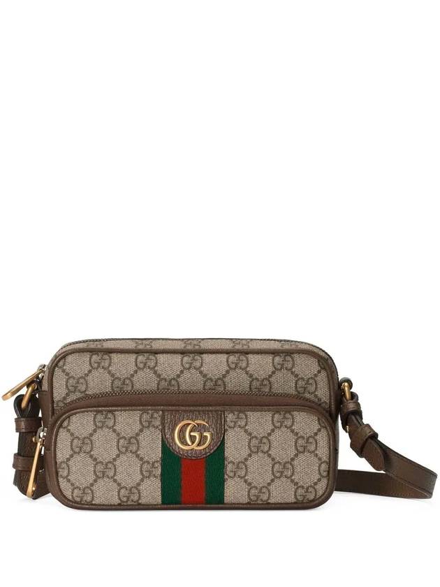 구찌 오피디아 GG 캔버스 미니 크로스 백 베이지