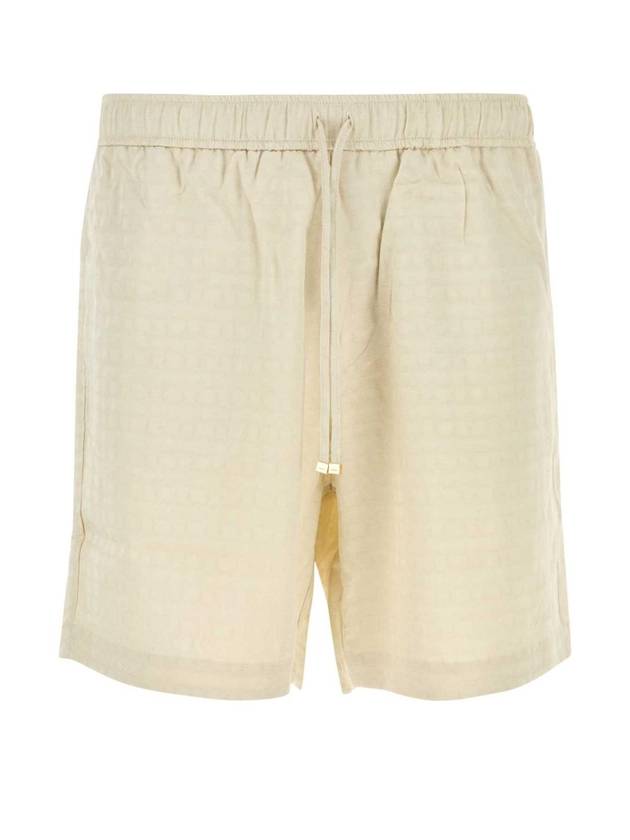 AMIRI Sand satin bermuda shorts AMSHCA1056 ALABASTER