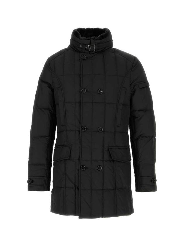 MOORER Black polyester Morris down jacket MORRISKM NERO