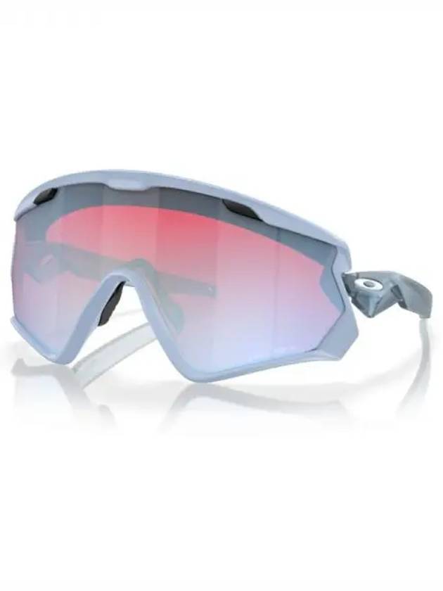 오클리 윈드 자켓 2.0 프리즘 스노우 사파이어 렌즈 매트 트랜슬러센트 스톤워시 프레임 OO9418 27 45