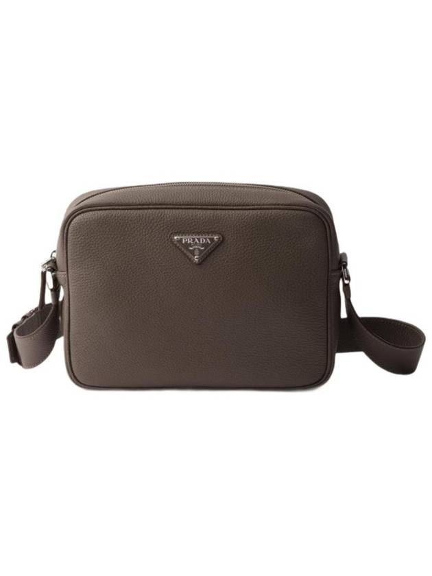 프라다 레더 숄더백 뱀부 그레이 2VH189 2BBE F0218