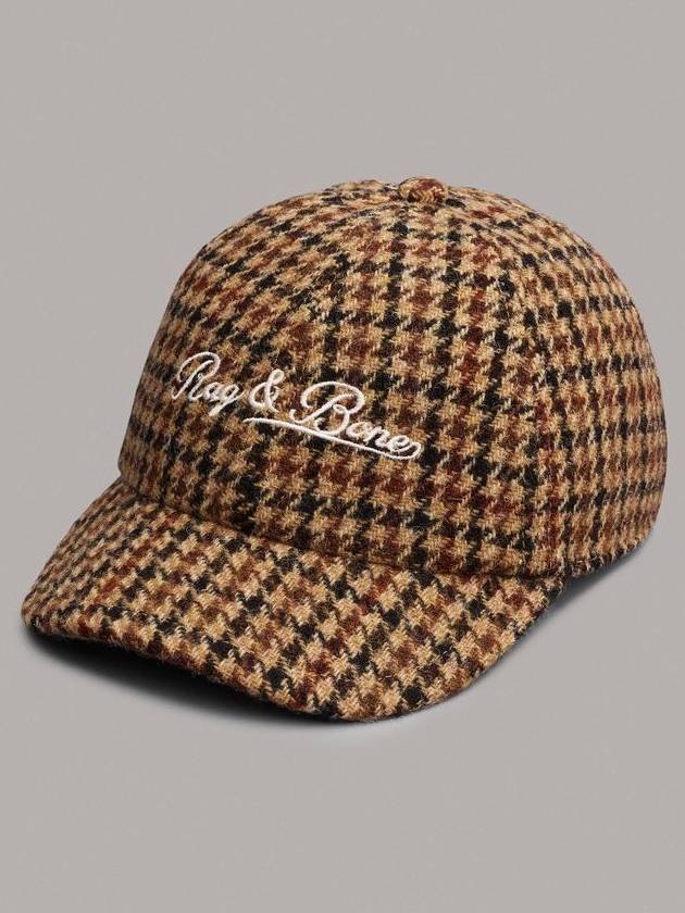 rag&bone Heritage Houndstooth Baseball Cap 렉앤본