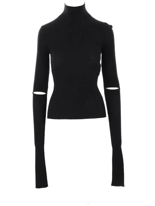 Ann Demeulemeester Olenka 컷아웃 터틀넥 스웨터 B0012284KN043_099