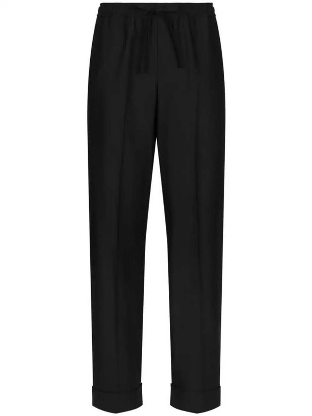 돌체앤가바나 콘트라스트 트리밍 라운지 팬츠 GP073TFU2SB