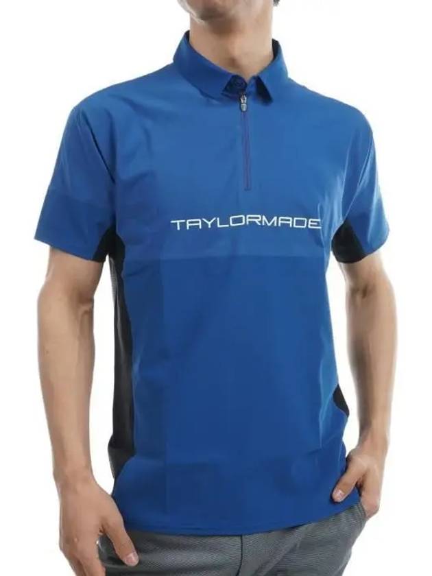 23SS 테일러메이드 남성 투어 TM 하이브리드 하프집업 반팔 티셔츠 3컬러 TJ168