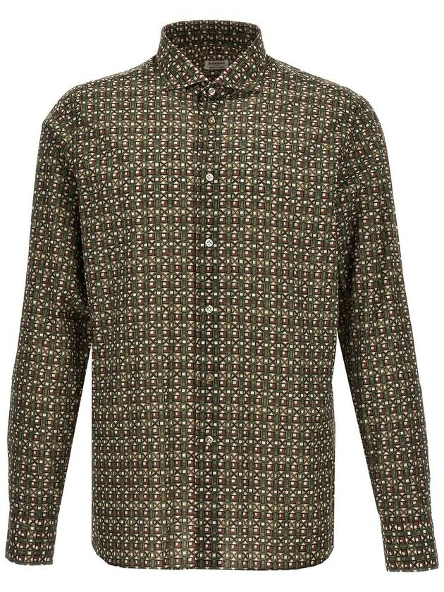 Borriello - Patterned Print Shirt Shirt, Blouse
