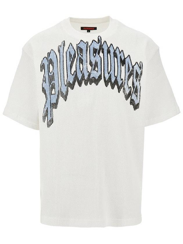 PLEASURES Twitch waffle jersey T-shirt