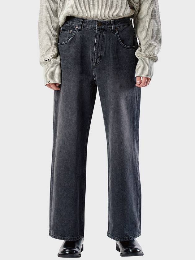 엘비스 슈퍼 와이드 데님 팬츠 BLACK