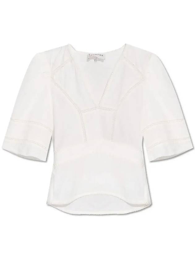 Munthe 엘레강트 퍼프 슬리브 탑 2511002251290_IVORY