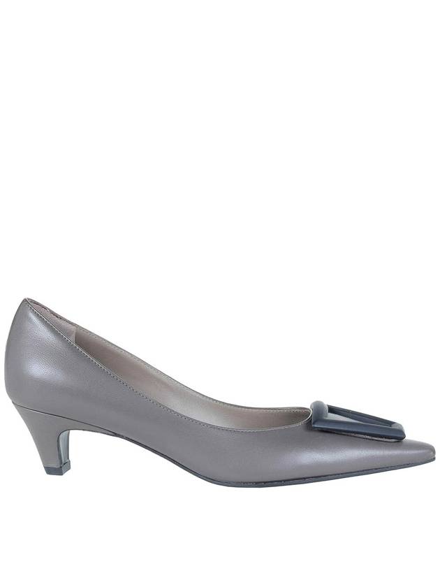 Roberto Festa Gray Leather Pumps