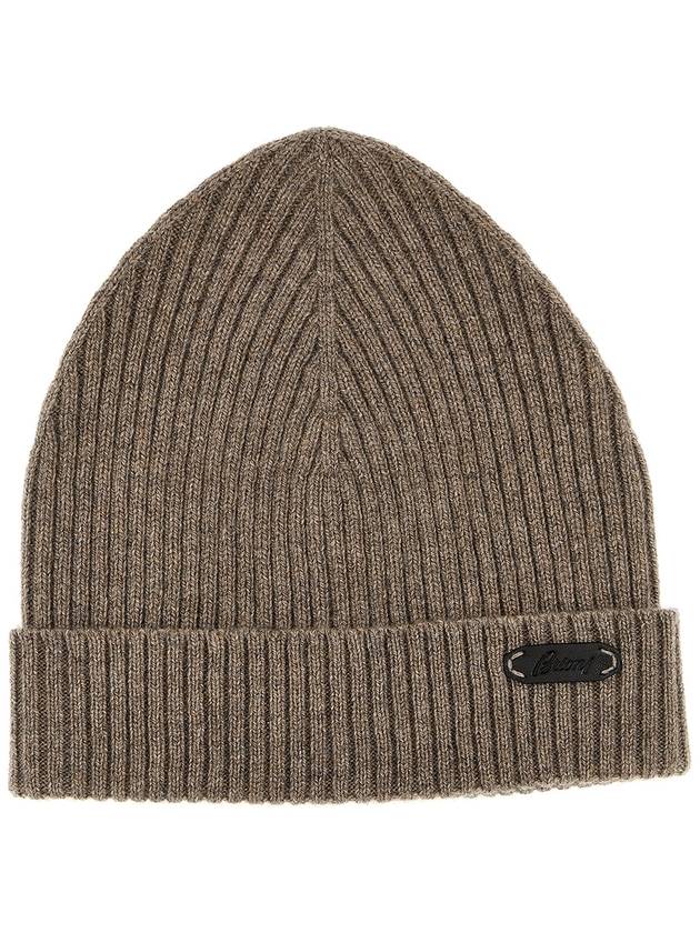 Brioni English ribbed beanie