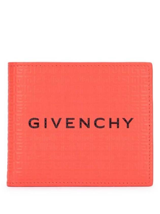 23FW 지방시 남성지갑 BK608NK1LQ 820 BRIGHTORANGE