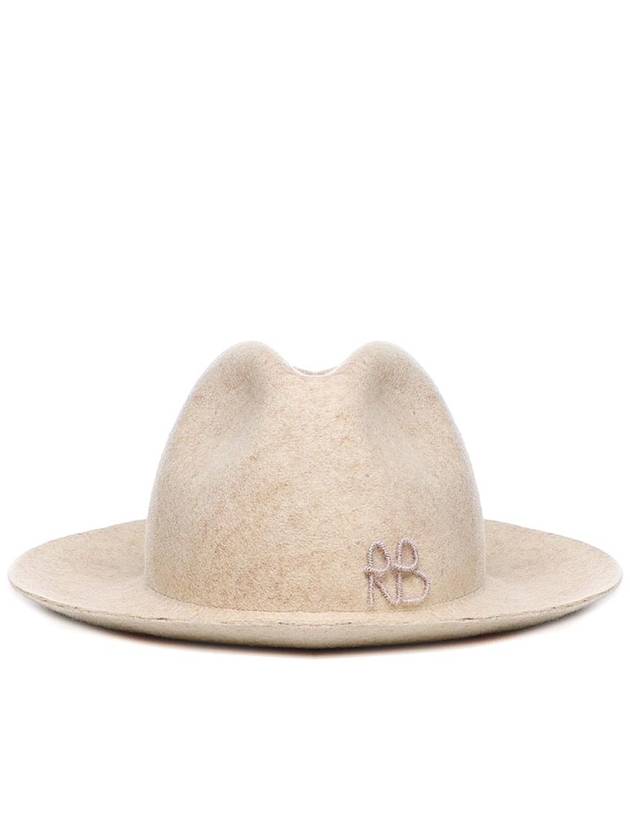 Ruslan Baginskiy Fedora hat embellished with monogram