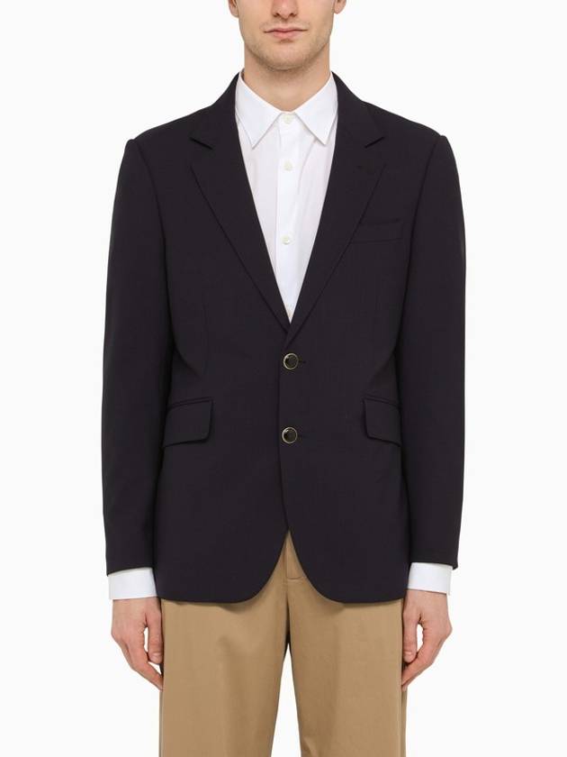 PT Torino Navy blue single-breasted jacket in wool blend