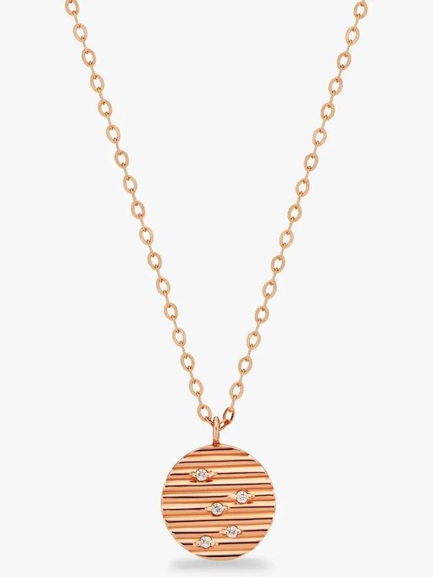 주문후제작 14K 그루브 라운드 목걸이