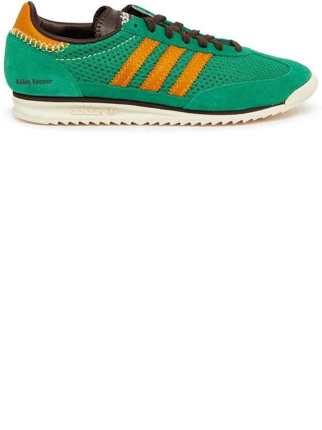 아디다스 Wb SL 72 니트 로우탑 스니커즈 team_green_collegiate_gold_dark_brown