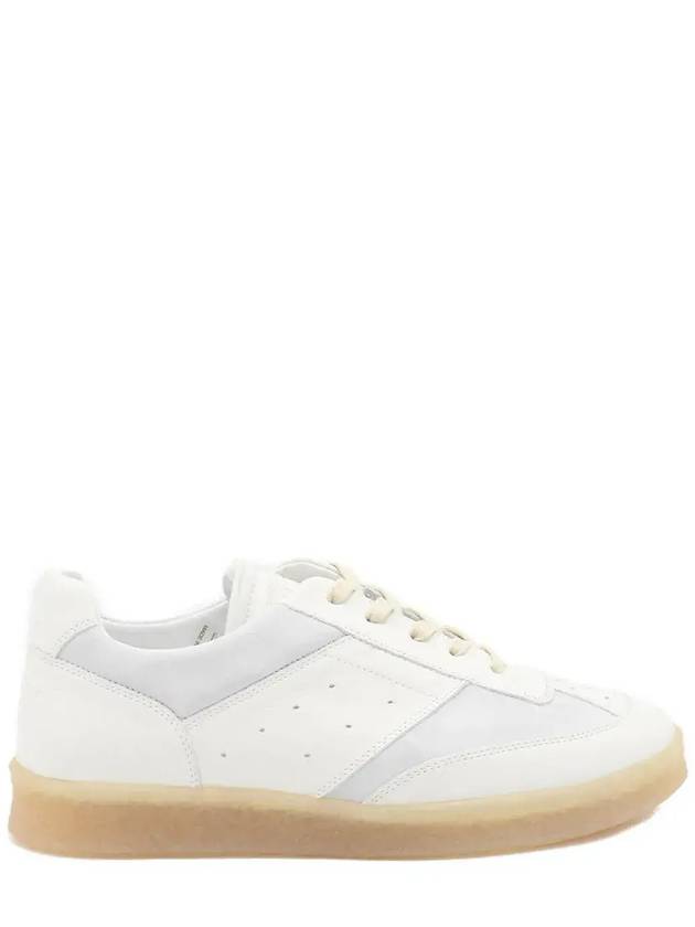 MM6 Maison Margiela 패널 레이스업 스니커즈 SH1WS0012P6435_HA616