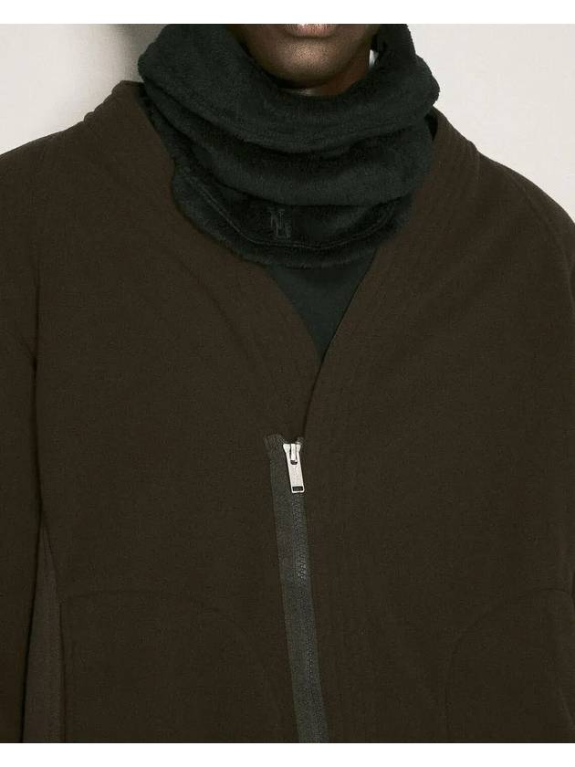 언더커버 로고 패치 벨벳 넥 스카프 UC2C9S01BLACK_None