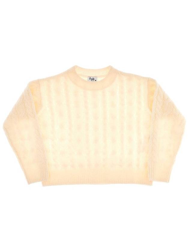 IL GUFO Cable-knit wool sweater
