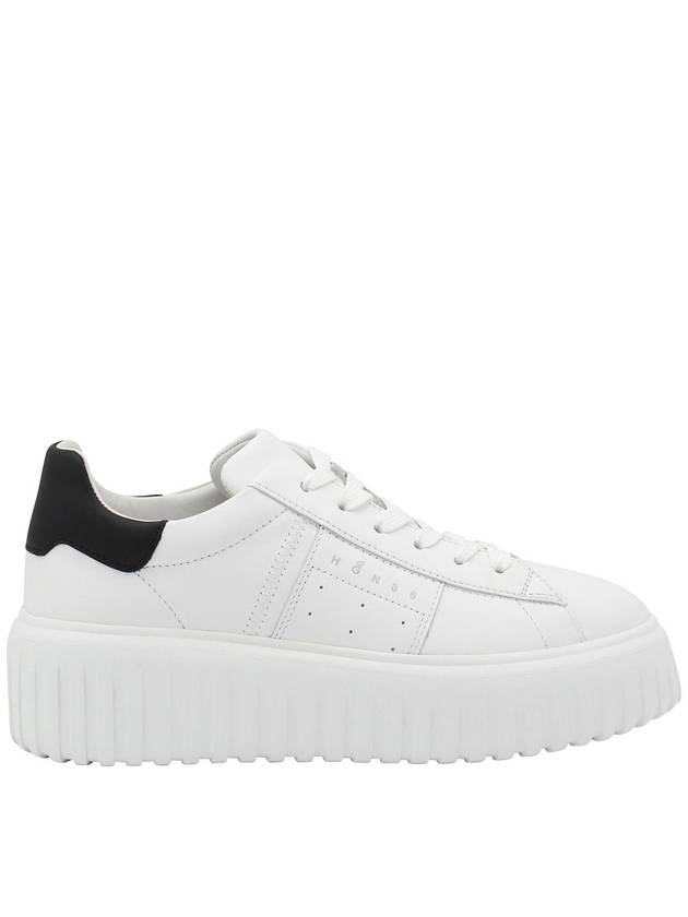 Hogan White Leather Sneakers