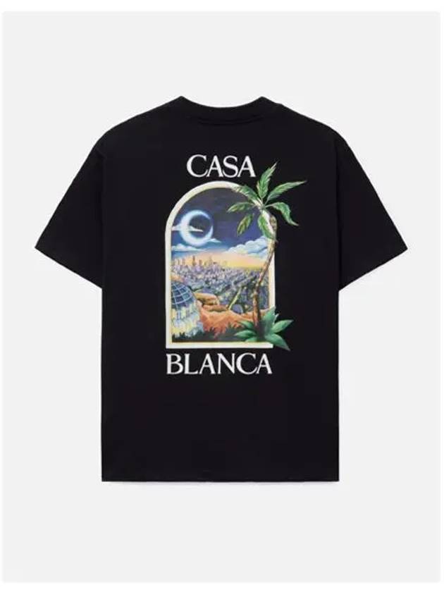 카사블랑카 LA NIGHT 라 나이트 프린트 반팔 티셔츠 WS25JTS04603