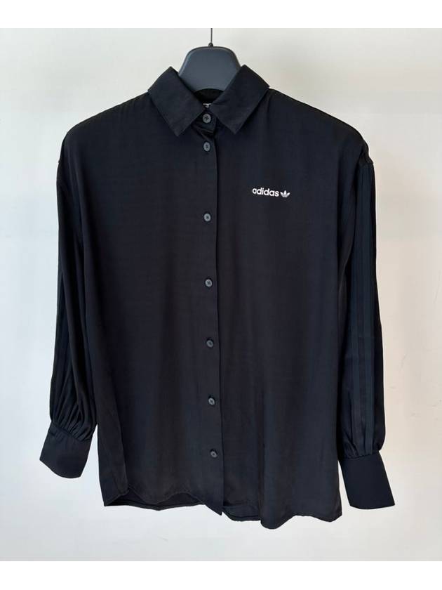 아디다스 오버사이즈 셔츠 IR9789 블랙 WOMENS